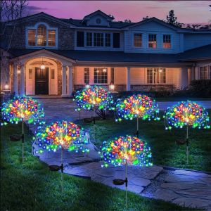 180LED Lampu Christmas lights Solar Fairy Lights Outdoor Firework Lights Waterproof 8 Modes Lighting Fairy Lights Christmas Decoration 2025