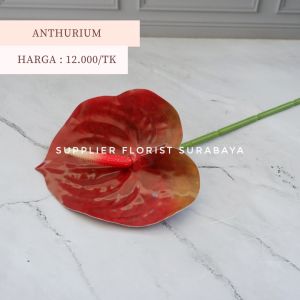 REAL TOUCH ANTHURIUM MIRIP ASLI BAHAN PLASTIK PREMIUM BUNGA PALSU LIDAH BUNGA ARTIFICIAL FLOWER ANTURIUM ANTHURIUM DEKORASI DECORATION FLORIST BUNGA MAINAN