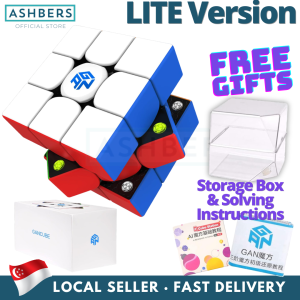 GAN 356 M 3x3 Magnetic Speed Cube (New 2026 Ver) Stickerless 356M Magic Rubics Puzzle Toys