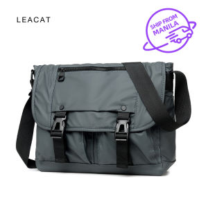 Leacat men Messenger bag Nylon waterproof Crossbody bag Multifunctional Shoulder Bags