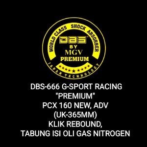 SHOCKBREAKER DBS-666 PREMIUM REBOUND PCX 160 NEWADV 150/160 UK-365MM HARGA GROSIR TERMURAH