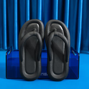 [Free Shipping] EVA flip-flops for women summer beach sandals suitable for outdoor wear bathroom use non-slip fashionable trendy new breathable flat-soled design