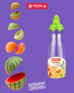 Nutria Cool Pot 1200ml L-25 LION STAR/ Infuser Bottle/ Botol Minum Air Dingin/ Botol Air Kulkas/ Tempat Air Minum Dingin/ Botol Olaharaga/ Botol Minuman + Buah/ Botol Minum BPA FREE