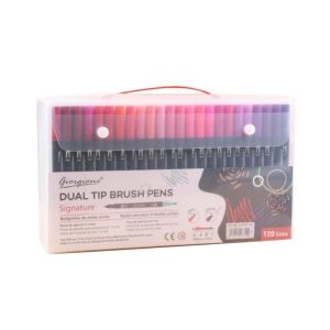 Bút brush viết calligraphy cao cấp Giorgione bút dual tip brush pen 2 đầu đa năng trang trí sổ bullet jounal take note