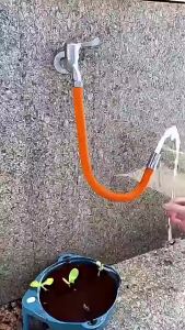 20/30/50CM Kitchen Faucet Extension Hose Bathroom 360° Rotation Bending Faucet Extender Wash Basin