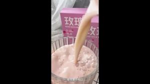 Bột sữa đậu nành hương hoa Sữa đậu nành đá Jasmine Sữa đậu nành nóng hương hoa hồng Sữa đậu nành hương hoa mộc Bữa ăn thay thế dinh dưỡng tức thì lành mạnh cho bữa sáng Flower soy milk powder