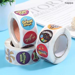 ✨[nappa] 500PCS Good job สติกเกอร์รางวัล8รูปแบบการ์ตูนสติกเกอร์ที่ดีสำหรับเด็ก