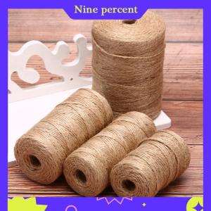 Nine percent Tự Nhiên Cây Gai Dầu Linen Dây Xoắn Vải Bố Đay Sợi Dây Thừng Sợi Dây Thừng DIY Thủ Công Trang Trí Nội Thất