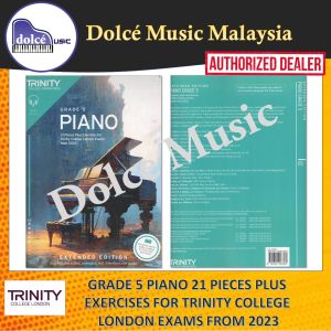 Trinity - Grade 5 Piano 21 Pieces Plus Exercises for Trinity College London Exams from 2023