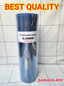 MIKA KAKU BENING PVC PER ROLL TEBAL 0.40MM