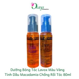Tinh dầu dưỡng tóc Lavox Hair Coat OK014 dưỡng bóng siêu mềm mượt chống rối tóc 80ml