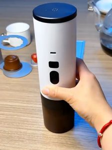 【New】3-in-1 Wireless Electric Espresso Machine 咖啡机 - Portable Handheld Coffee Maker for Capsules & Ground Powder Hot/Cold Brewing