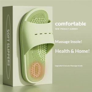 Dép mát xa chân cho nam phong cách mới chống trượt trong nhà nhà Chân Bấm Huyệt tắm vòi hoa sen bệt thoải mái Slide