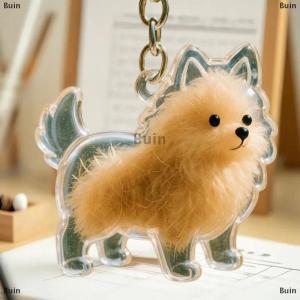 [COD] Buin Dog Shape Pet Hair Storage Box Transparent DIY Handmade Pet Hair Keychain Backpack Decor Accessories Souvenir Collection Gift