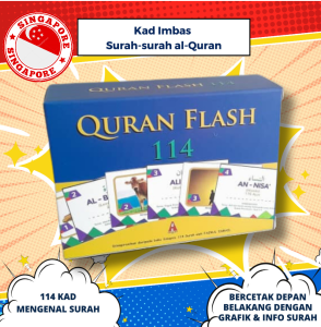 [SG SELLER] Quran Flash 114. Flashcard untuk belajar kenal al-Quran dengan lebih seronok