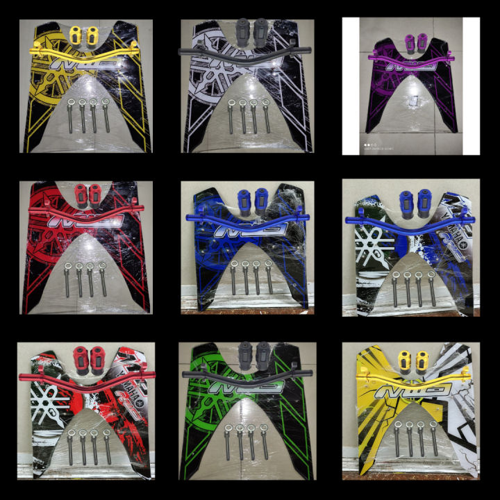 MIO SOULTY  2018-2020 / MIO SPORTY 2018-2020 SET FOOTBOARD MATTING WITH FOOTREST SLIDER LONG