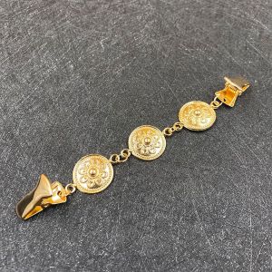 FOUNDTWO Vàng Bạc Trang trí váy cho phụ nữ Thời trang Chất liệu hợp kim Nguồn cung cấp may Chốt cho quần áo Kẹp quần áo Kẹp cho vải Kẹp áo nịt