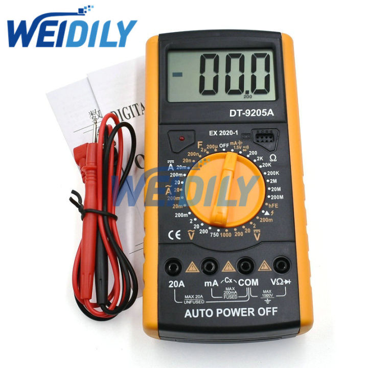 DT9205A multimeter intelligent high-precision digital display universal ...