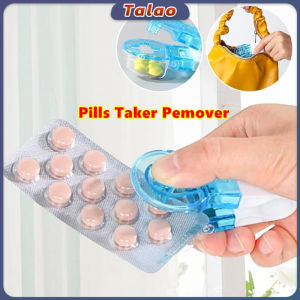 Talao Portable Pill Taker Remover Convenient Medicine Dispenser Pill Organizer 1Pc