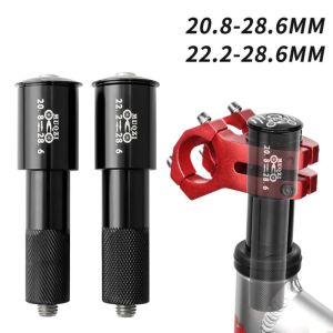 NALANILI Hợp  nhôm Bộ chuyển đổi mở rộng phuộc xe đạp 208/222MM Nhẹ Cốt lõi treo Bền bỉ Đen Phụ tùng xe đạp Phụ kiện xe đạp