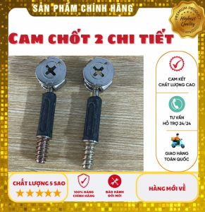 [ Hàng Xịn Giá Tốt CHÍNH HÃNG ] Chốt cam liên kết ốc cam D10 D12 2 thành phần ( 1 bì/ 100 cặp )