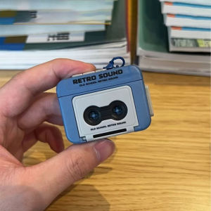 Retro Tape Player Keychain Gantungan Kunci Mini Music Box Unik / Aksesori Gantungan Kunci PH C1326