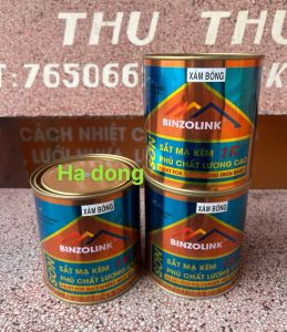 Sơn chống rỉ sét phủ chất lượng ca BINZOLINK nhanh khô (nhìu màu) 1kg