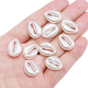 10/30 cái/túi Chất Lượng Cao Abs hạt ngọc trai Quyến Rũ trái tim sao Vỏ Mặt Dây Chuyền Cho Bông Tai Vòng Đeo Tay Tự Làm Phụ kiện làm đồ trang sức