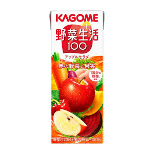 [TURTLE]Kagome Yasai Seikatsu Original/Berry/Mango/Apple Vegetable & Fruits 100% Juice 200ml