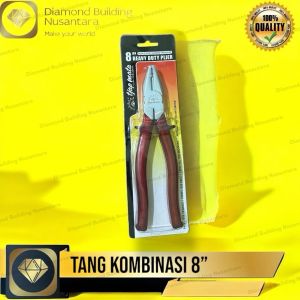 Tjap Mata Tang Kombinasi 8" Heavy Duty Plier High Quality dan TERMURAH