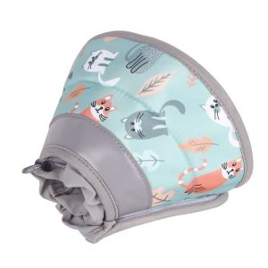 STARRY Adjustable Cat Recovery Collar Cute Soft Pet Elizabethan Collar Pet Supplies Anti-bite Cat Protective Collar Puppy