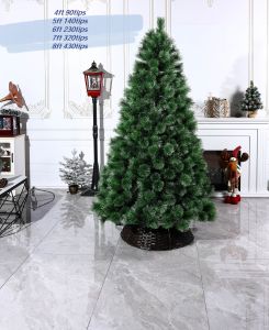 NUVOX 4FT-8FT Encryption Green Christmas Tree Artificial Pine needle Christmas Tree Outdoor Indoor for Home Party New Year Decoration