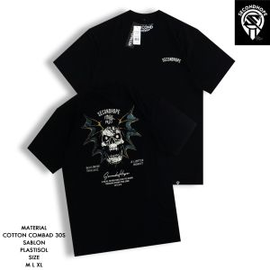 Baju Kaos Distro Pria Secondhope Lengan Pendek Katun Combed 30S Adem Nyaman M L XL SCH Avenged