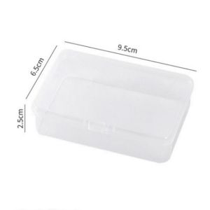 PICKIT 1Pcs ป้องกันปกป้องปกป้อง กล่องเก็บการ์ด Flip-Top เคสกันฝุ่น ที่ใส่โฟโต้การ์ด  โปร่งใสโปร่งใส ฝาปิดบัตรภาพ