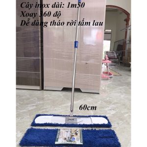 Chổi lau nhà công nghiệp 60cm 45cm chính hãng .Tấm lau san hô rời Microfiber