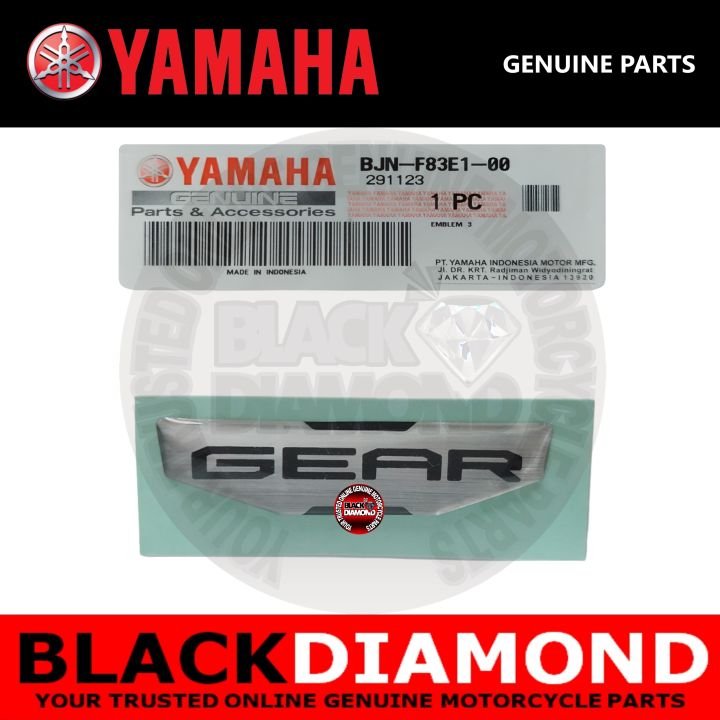 JOEY - ORIGINAL YAMAHA MIO GEAR 125 | EMBLEM, GEAR (GEL TYPE) | PART ...