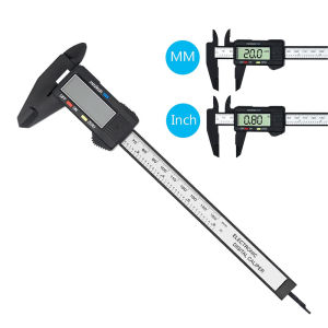 Electronic Vernier Caliper 150mm Ruler Length Depth Digital Measurement Gauge Stainless Steel Elektronik Mikrometer Micrometer Measuring Tool 电子游标卡尺