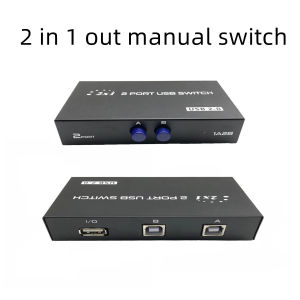 USB เครื่องพิมพ์ใช้ร่วมกัน USB 2.0 Switch Printer 2 Port