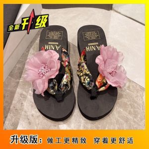 [Free Shipping] Non-Slip Dai Floral Slippers WomenS Flip-Flops 2026 Summer Outdoor Ethnic-Style Beach Sandals
