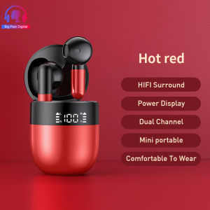 NIU CHA tai Nghe Không Dây Bluetooth 5.0 J28 Tws Loa Siêu Trầm Tai Nghe Mini Chống Nước IPX7 Thời Lượng Pin Siêu Nhỏ Bán Trong Tai Trò Chơi Cuộc Gọi Độ Nét Cao Giảm Tiếng Ồn Thích Hợp Cho Android Và Apple