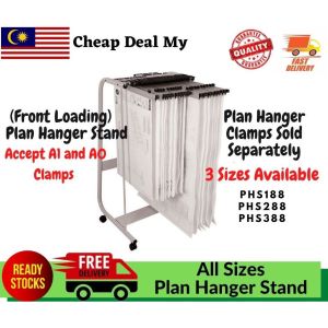 Plan Hanger Stand All Sizes Front Loading  (Accept A1 & A0 Plan hanger Clamps) *Cheap Deal Ready - Lazada