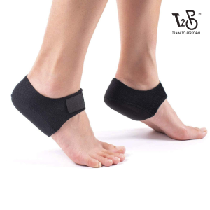 T2P 1 Pair Adjustable Silicone Heel Cushions Soft Heel Protector Guard Wrap Comfort Sleeve