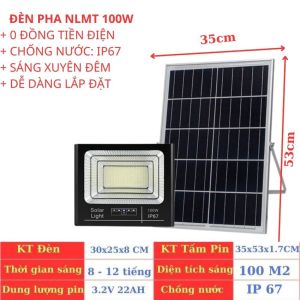 Đèn Pha Năng Lượng mặt Trời 200W siêu sáng Pin sắt Lithium3.2V/25Ah Tấm Pin NLMT 6.0v/25W Led chip SMD 5730 IP67 chống nước Bảo hành 2 Năm đổi mới. có điều khiển từ xa dây nạp pin dài 5m jack chống nước