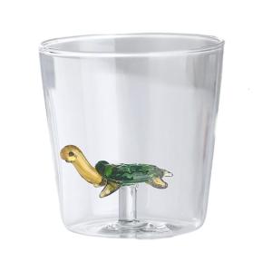 Du lịch thân thiện với phim hoạt hình thủy tinh chịu nhiệt cốc thủy tinh chịu nhiệt drinkware cho trong nhà ngoài trời sử dụng