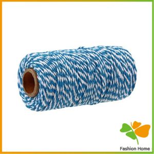 FASHION เชือกเกลียวสองสี ยาว 100 เมตร สำหรับงาน DIY บรรจุภัณฑ์ของขวัญ งานฝีมือ Cotton Twine