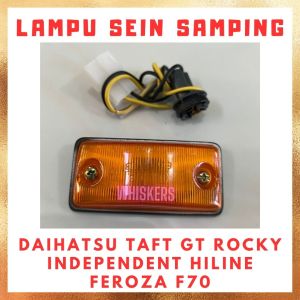 [PCS] Lampu Sein Sen Signal Riting Side Fender Samping Daihatsu Taft GT Rocky Independent Hiline Feroza F70 Warna Kuning Satuan