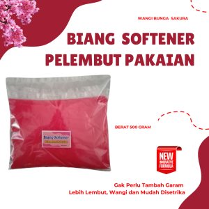 Biang Bibit Softener Pelembut Wangi Harum Pakaian Baju 5 Liter Konsentrat 500 Gram