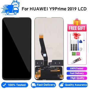 6.59 AMoled LCD For Huawei Y9 Prime 2019 STK-L21 P Smart Z LCD Touch Screen Assembly L22 LX3 LX1 With Frame Replacement
