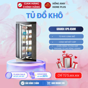 Tủ đồ khô GrandX XPR.450M cho tủ kho cao rộng khoảng 450mm giải pháp lưu trữ đồ khô gọn gàng