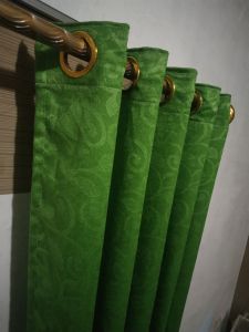 Gorden pintu smokring 12ring motif embos murah terbaru/tirai pintu minimalis/hordeng jendela